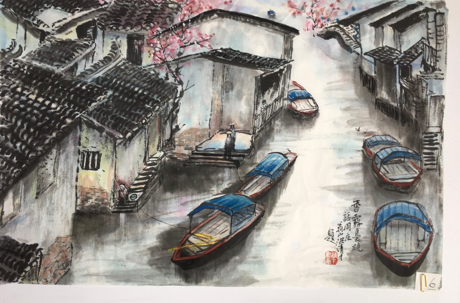 Mist Lingering Over Zhouzhuang