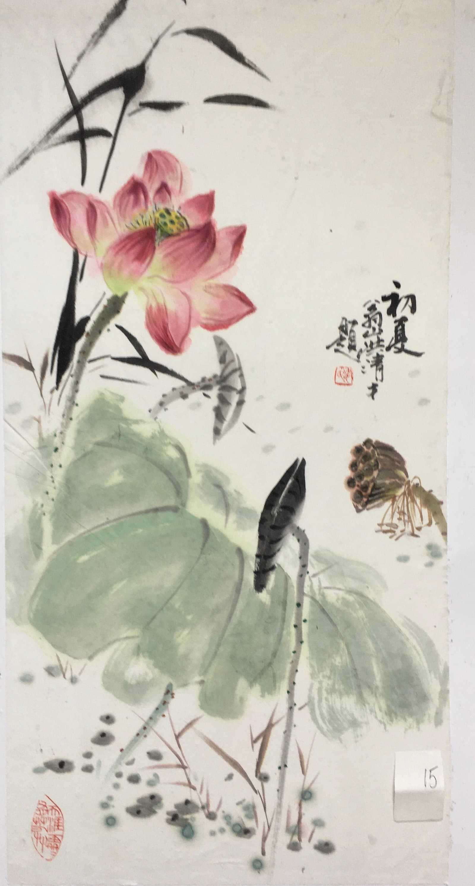 初夏（荷花四开） — Early Summer Lotus