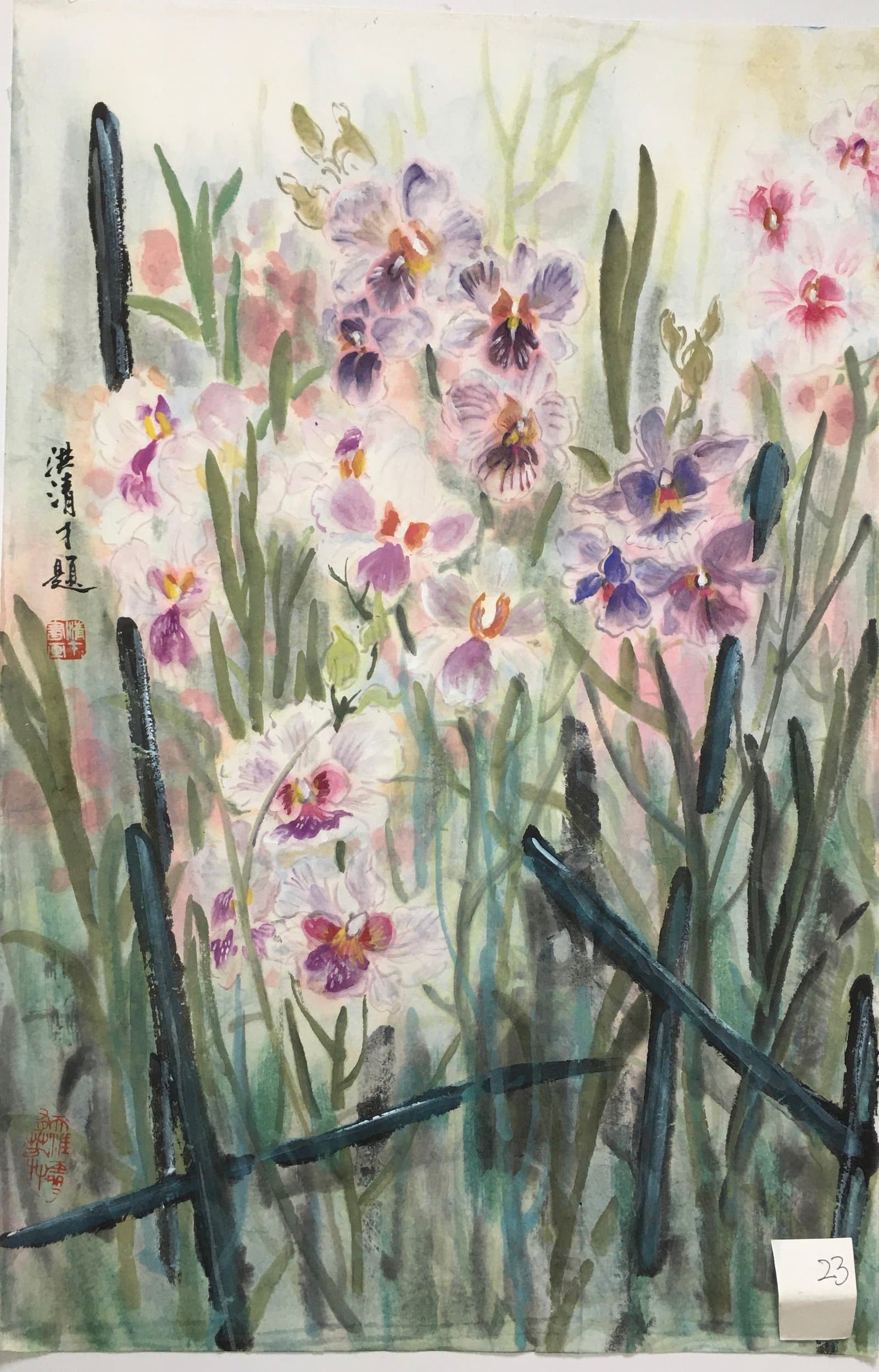 无人也自芳（葫姬花） — Fragrant Even Without an Audience